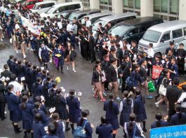 麗水情報科学高の生徒たちが唐津商業を訪問しました